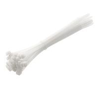 HÖGERT TECHNIK - Nylon Cable Ties 4.8 x 200 mm White Pack of 25 UV-Resistant Cable Straps Fastening Ties Plastic Ties for Electrical Installation Mounting
