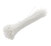 HÖGERT TECHNIK - Nylon Cable Ties 4.8 x 300 mm White Pack of 100 UV-Resistant Cable Straps Fastening Ties Plastic Ties for Electrical Installation Mounting