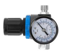 Högert Technik Pressure Regulator with Manometer 1/10.2 cm for Paint Arrow, Compressed Air Tools, Compressor Accessories, Adjustable Air Pressure Regulator up to 12 BAR 174 PSI