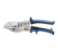 Högert Technik - Profile Scissors with Protractor - mitre Shears Angle Scissors for Precise Cutting on Plastic Rubber Wood - can be Cut at 0°, 30° and 45° - Non-Slip Coating