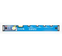 Högert Technik, Spirit Level for Electricians 480 mm, Level 90° and 180°, Accuracy: 0.5 mm/m, Aluminium Profile 1.6 mm, Blue