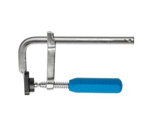 Högert Technik - Tischler Screw Clamps Forged - Screw Clamp 160 x 80 mm - Steel Rail - Movable Pressure Plate