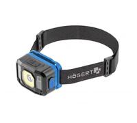 Högert Technik - USB Rechargeable LED headlamp - Super Bright headlamp with 6 Light Modes with Motion Sensor - Lightweight IPX4 Waterproof - 120 lm - COB 5W - Drop Resistance