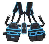 Högert Technik - Work Belt with Shoulder Straps | Men's Tool Belt with Suspenders Strap, Tool Bag with Adjustable Belt, Belt Bag