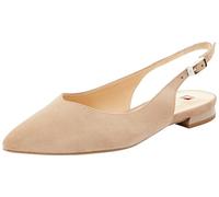 HÖGL Women's Mona Ballet Flat, Taupe, 5 UK