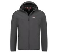 Höhenhorn Alpberg Men's Lightweight Softshell Jacket, Outdoor Leisure Jacket, Transition Jacket, gray, XXL