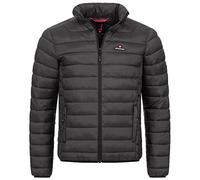 Höhenhorn Balmhorn Men's Transitional Quilted Hooded Jacket, Midnight Black, M