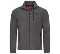 Höhenhorn Men's Eigler Full Zip Fleece Jacket for Outdoors, Hiking, Trekking, mens, grey, XXL