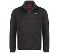 Höhenhorn Naurun Men's Fleece Jacket Hybrid Jacket Cardigan Softshell, darkgray, M