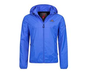 Höhenhorn Rigi Men's Rain Jacket Breathable for Men Weatherproof High-Quality All-Weather, blue, L