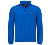 Höhenhorn Skyja Men’s Fleece Pullover Sweatshirt, Half Zip Fleece Jumper, blue, XXL