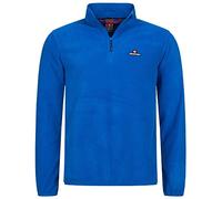 Höhenhorn Skyja Men’s Fleece Pullover Sweatshirt, Half Zip Fleece Jumper, blue, XXXL