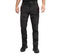 Höhenhorn Trekmaster Men's Hiking Trousers, Softshell Outdoor Trousers, Lined Snowboard Trousers, black, XXL