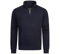 Höhenhorn Troiberg Men's Pullover 1/4 Zip Sweatshirt Troyer with Collar, Blue, 3XL, Blue, 3X-Large