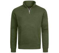 Höhenhorn Troiberg Men's Pullover 1/4 Zip Sweatshirt Troyer with Collar, Green, 3XL