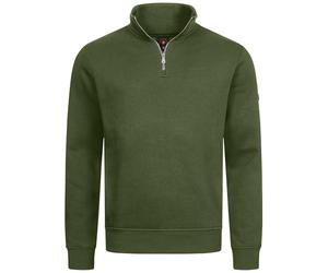 Höhenhorn Troiberg Men's Pullover 1/4 Zip Sweatshirt Troyer with Collar, Green, 3XL