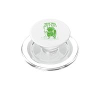 Hoeing Ain't Easy Frog Funny Garden Gardener Planting Humor PopSockets PopGrip for MagSafe