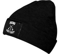 Hoeing Aint Easy Knit Cap Slouch Warm Hats Elastic Ski Hat for Toboggan Running Daily