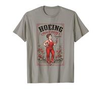 Hoeing Aint Easy Organic Gardening Plantlover T-Shirt