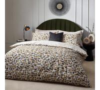 Hoem City Printed Toffee Bedding Set - King size