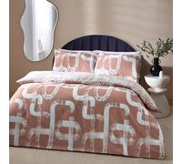 Hoem Cotton Rich Abstract Snorkel Reversible Duvet Cover Set