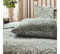 Hoem Duvet Cover Set Nola Olive Double
