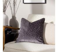 HOEM Malans Cut Velvet Piped Cushion in Dark Grey | Size: 45 cm x 45 cm HOEM Dark Grey 45 cm x 45 cm