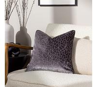 Hoem Malans Cut Velvet Piped Feather Rich Filled Cushion