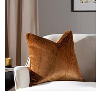 Hoem Malans Cut Velvet Piped Feather Rich Filled Cushion