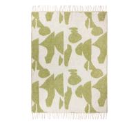 Hoem Meta Abstract Jacquard Tasselled Throw
