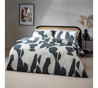 Hoem Meta Abstract Rich Single Duvet Cover Set, Blue