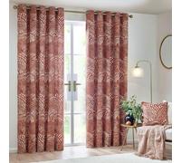 furn. Hoem Nola Abstract Geometric Eyelet Curtains