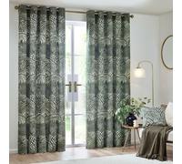 furn. Hoem Nola Abstract Geometric Eyelet Curtains