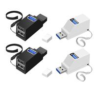 Hoembpn USB Hub Splitter Adapter Multi Ports,Mini USB 2.0 +3.0 Hub Extender High Speed Expansion for PC Laptop, Desktop, Macbook, USB Flash Drives, Mobile HDD