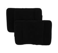 Hoement 1 Pair Comfortable Nonslip Crutch Handle Grips Durable Arm Rest Covers for Walker and Crutches Slip Resistant Padding for Seniors and Comfort Black