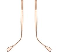Hoement 1 Pair Universal Glasses Replacement Temples Metal and Resin Eyeglass Repair Arms for Glasses Prevent Frame Breaking and Rubbing against Eyes