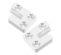 Hoement 1 Pair Upright Piano Lid Support Hook Clasp Set Steel Slow Closing Hinge Replacement for Acoustic Piano Lid Maintenance Tool for Keyboard Accessories