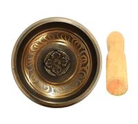 Hoement 1 Set Meditation Sound Bowl Singing Bowl with Mallet for Home and present for Buddhism Practitioners