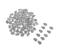 Hoement 100pcs Five Elements Jewelry Charms Vintage Chinese Style Metal Pendants for Necklace Bracelet Earrings Craft Accessories with Balanced Cultural Symbolism