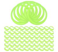 Hoement 100pcs Luminous Ring Extinguisher Replacement Ring Plastic Fire Extinguisher Bottleneck Circle Easy to Operate Reliable Fashionable Accessory for Fire Safety Setup Emergency