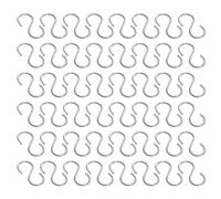 Hoement 100pcs S Shaped Ceramic Firing Hanging Hooks Kiln Accessory Hooks Heat-Resistant High Temperature Alloy Ensure Production Safety Enhance Firing Efficiency for Pottery Enthusiasts