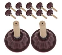 Hoement 100pcs Thickened Pure Moxa Sticks for Moxibustion Therapy, 7x40mm Traditional Herbal Moxa Rolls Red Base Powder, Household and Salon Acupoint Massage Accessories for Neck Back