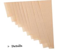 Hoement 100pcs Unbleached Nonstick Silicone-Coated Parchment Paper Natural Brown Baking Liners for Oven Grilling Steaming Tray Liner Air Fryer and Meat Cooking