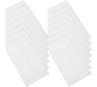 Hoement 100pcs White Small Blank Paper Envelopes Practical Money Saving Envelopes for Cash Budgeting and Protecting Valuables, for Organising Small Items