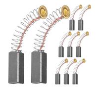 Hoement 10pcs 13x6x5mm Electric Tool Carbon Brushes for Power Tool Replacement Motor Brush Accessory for Grinder and Cutting Machine Maintenance Compatible and Grinding Machines