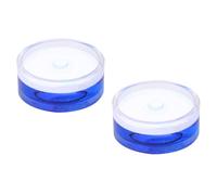 Hoement 10Pcs 25X10Mm Universal Circular Bubble Level Spirit Vials Blue Horizontal Bubble Level for Calibration and Surveying Instruments