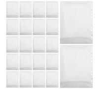 Hoement 10pcs A4 Sheet Music Binder Inner Pages Sleeves for Piano Sheet Music Holder Score Folder Pages for Teachers and Performers