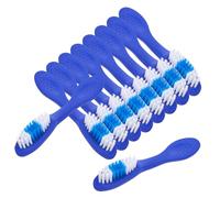 Hoement 10Pcs Anti-Self-Harm Toothbrushes with Soft Bristles for Prisons and Rehabilitation Centres Compact Mini Size Durable Oral Cleaning Brush