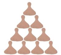 Hoement 10pcs Beige Nasal Strips Nose Patches for Breathing Improvement and Nasal Congestion Relief, Easy to Tear Ventilation Patches for Sleep Disorders and Comfortable Night Use