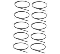 Hoement 10pcs Black Abs Guitar Binding Strips 1650 * 6 * 1.5mm Edging Trims for Acoustic and Classical Guitars Decorative Purfling Material for Luthiers